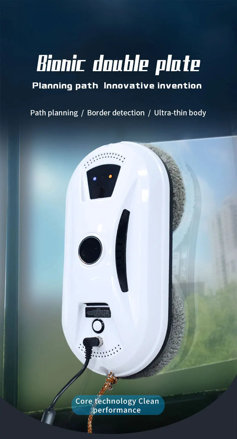 Ultra-cienki odkurzacz Robot do czyszczenia szyb