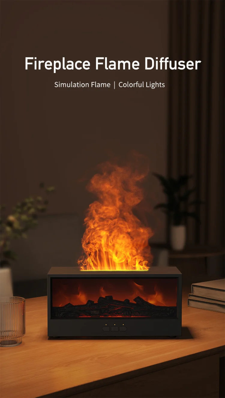 Dyfuzor zapachowy kominek elektryczny 3D Flame