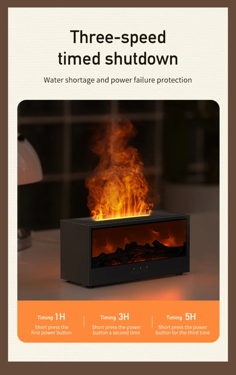 Dyfuzor zapachowy kominek elektryczny 3D Flame